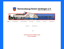 Tablet Screenshot of kzv-uerdingen.de